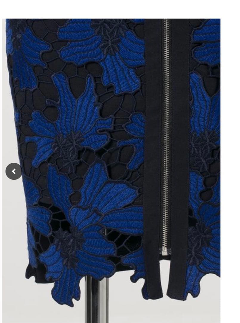 s*.様 SOBREソブレ❤︎新品同様美品ネイビーブルー レースタイトドレスジッ