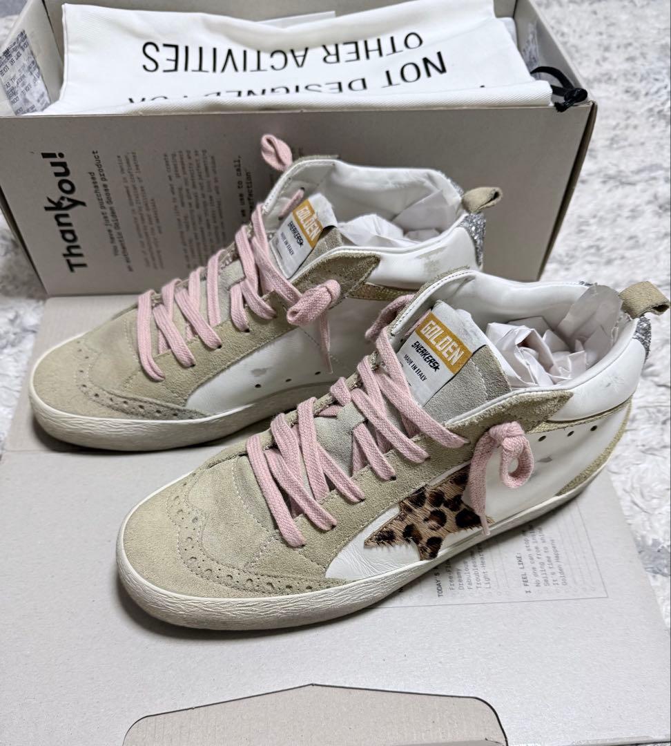 極美品⭐︎Golden  Mid-Star ハイカット スニーカー　37