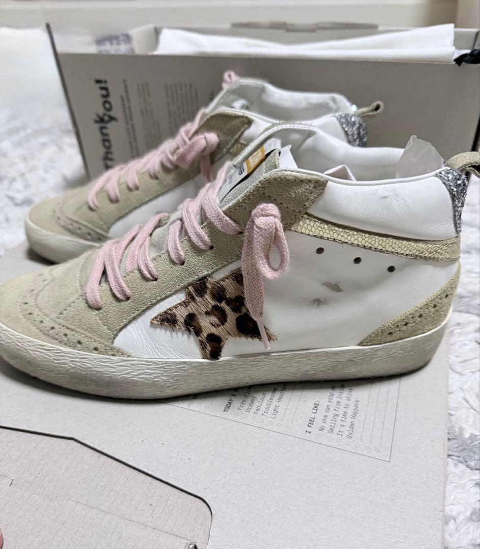 極美品⭐︎Golden  Mid-Star ハイカット スニーカー　37