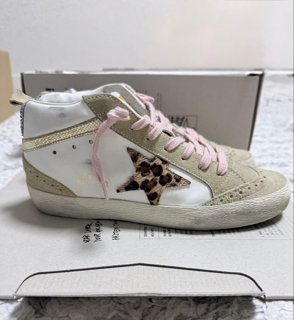 極美品⭐︎Golden  Mid-Star ハイカット スニーカー　37
