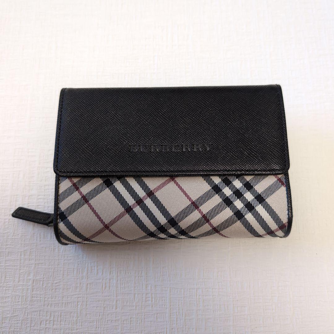 Burberry チェック柄 二つ折り財布