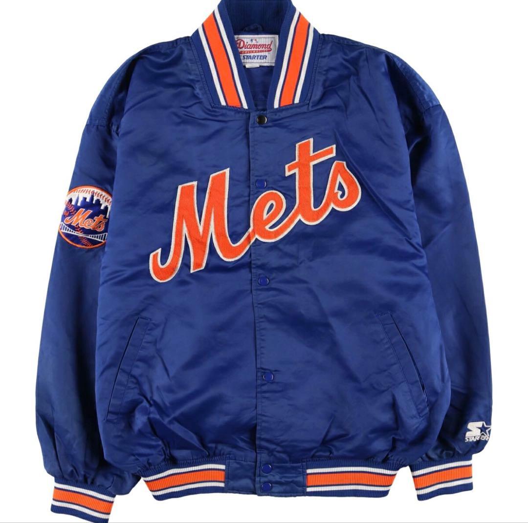1980~90年代'Starter製'ニューヨークメッツMLBナイロンスタジャン
