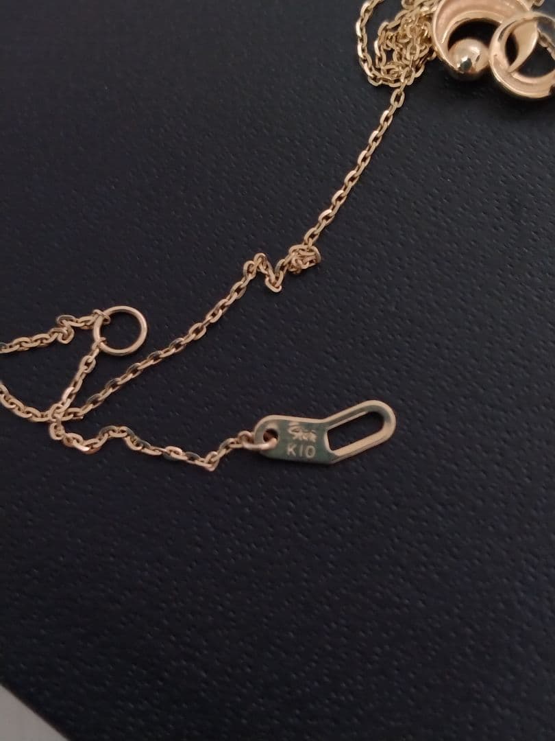 スタージュエリー ダブルムーンK10ネックレス