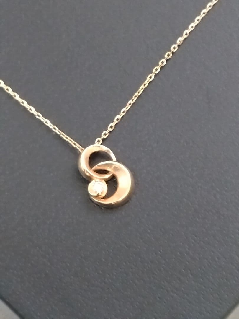 スタージュエリー ダブルムーンK10ネックレス