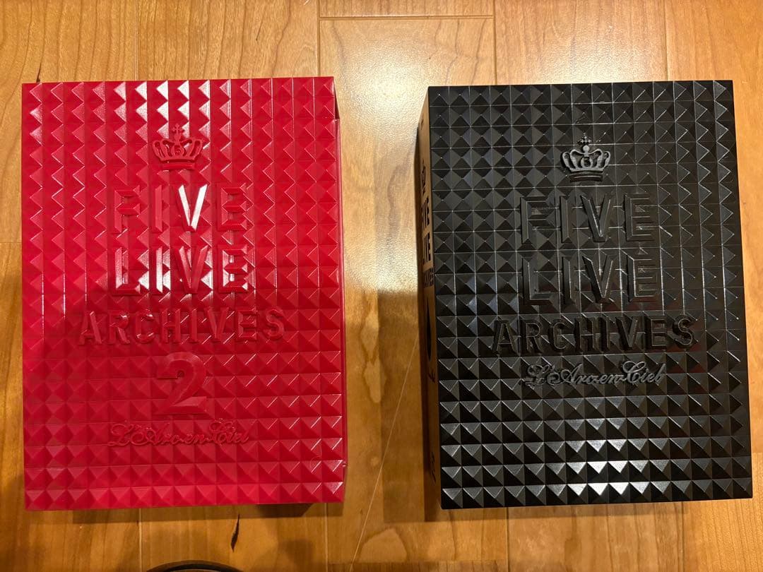 ラルクDVDセットFIVE LIVE ARCHIVES おまけ付き