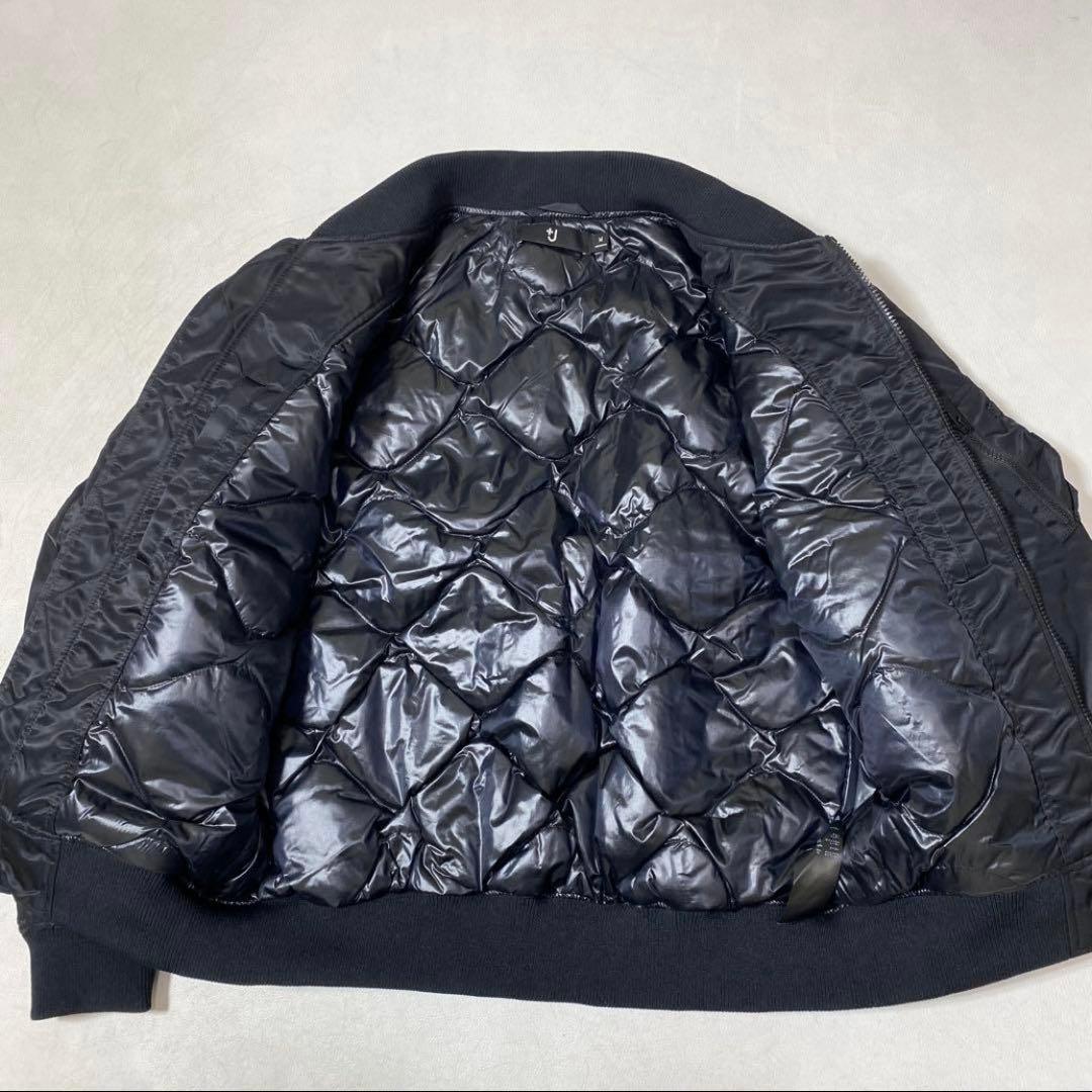 ＋J ハイブリッドダウンオーバーサイズMA－1 BLACK XS