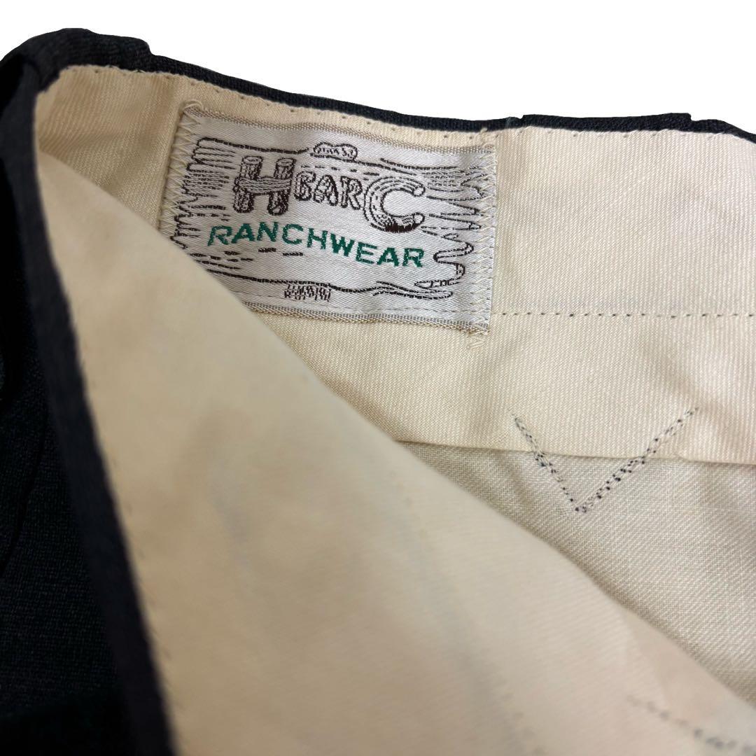 50s vintage H BAR C ウエスタン ギャバジンスラックス