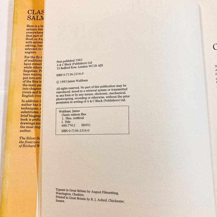 【送料無料】【洋書】【希少】サーモンフライ　タイイング