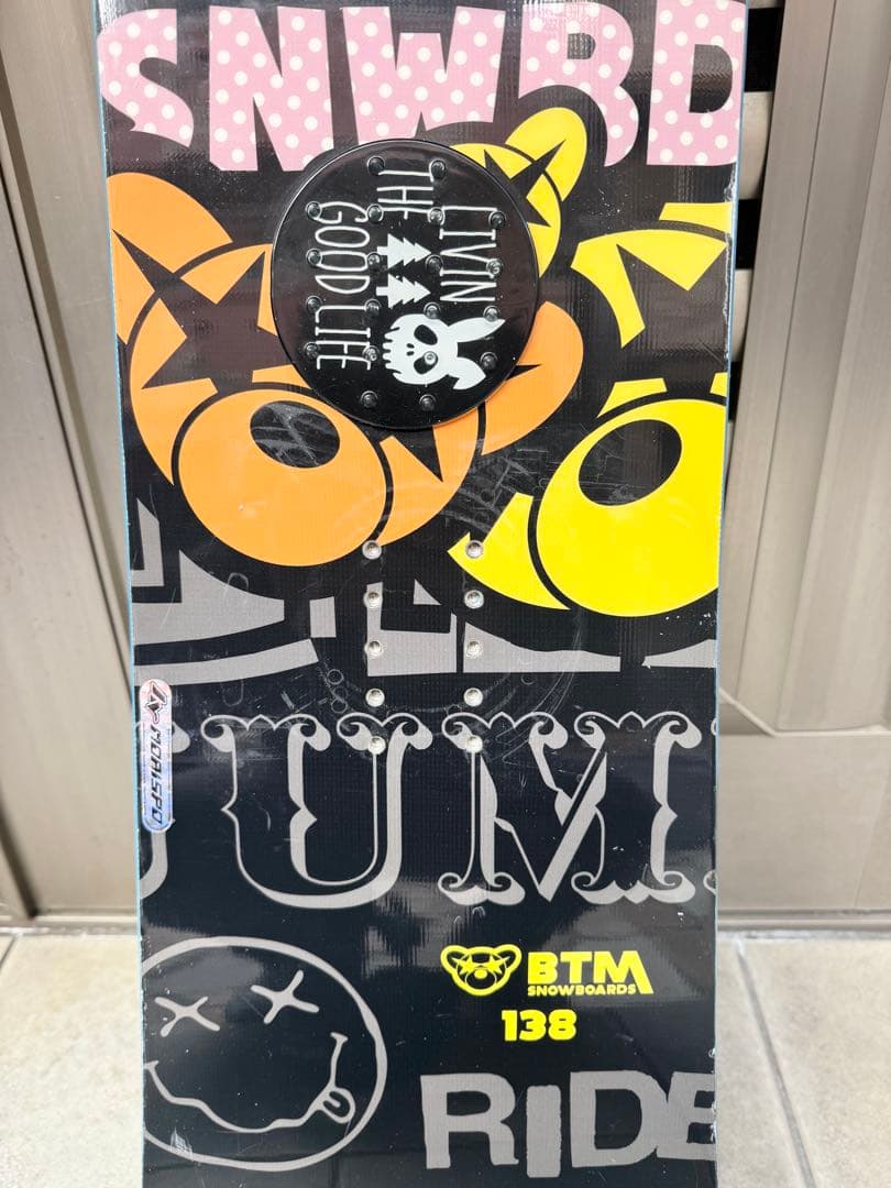 BTM 138 スノーボード 新品バインディング付き