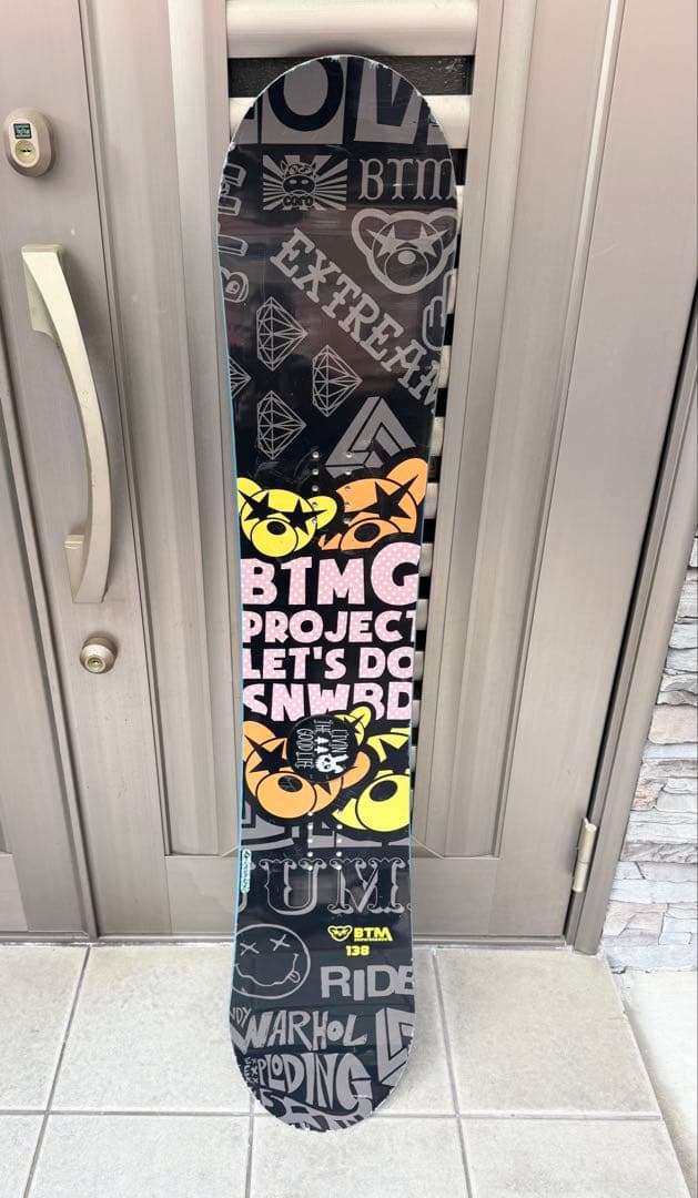 BTM 138 スノーボード 新品バインディング付き