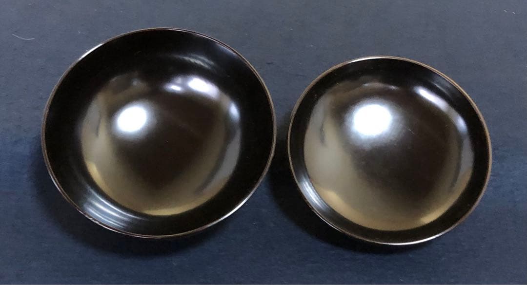 ちょ《レ》柚子型 吸物椀10客 木製漆器 木箱　251117え2