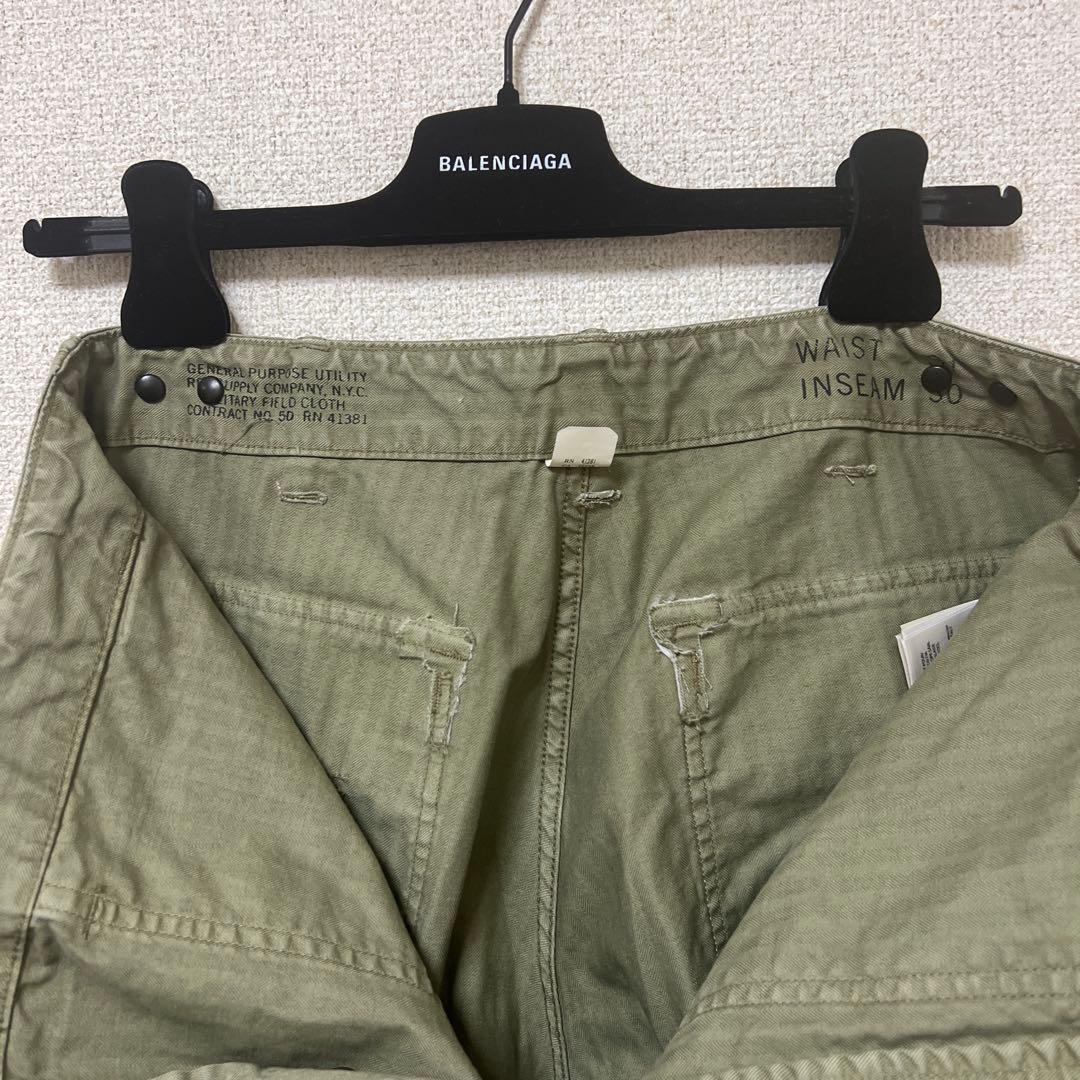 RRL ヘリンボーン ユーティリティ パンツ 31x30