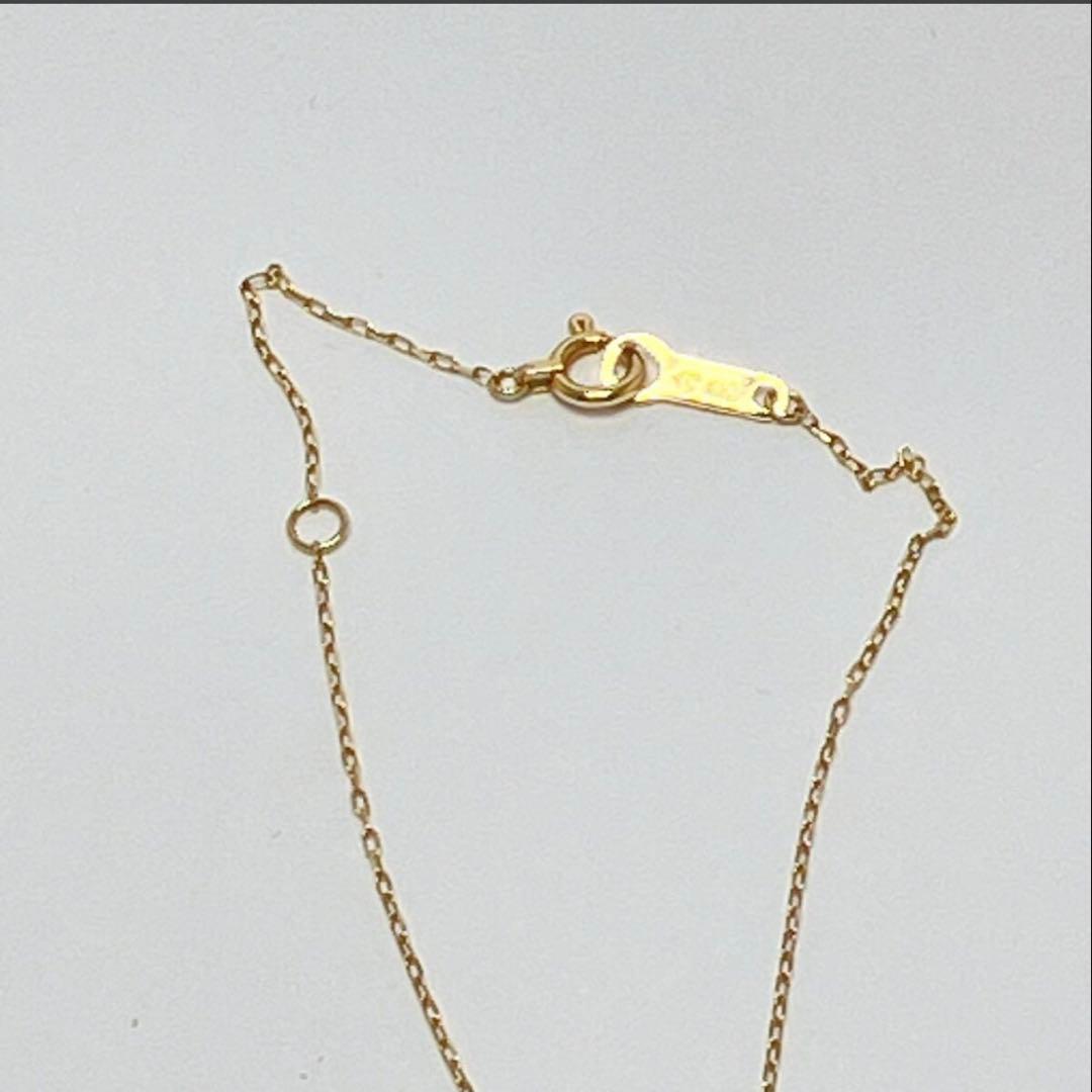 2346-1○ 4°C ホースシュー型 K10 ゴールドネックレス