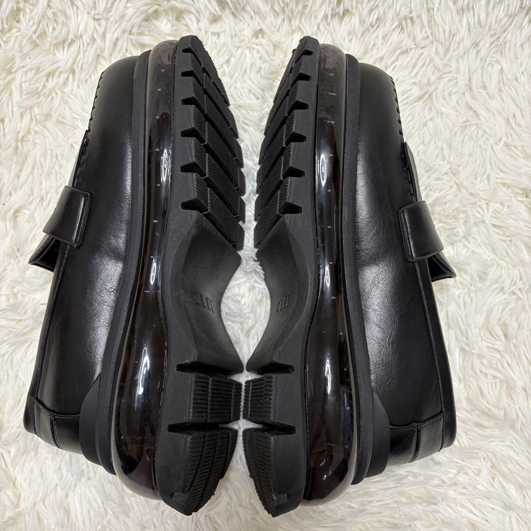 CLEL エアークッション　ハイソール　ローファー　厚底　Sサイズ