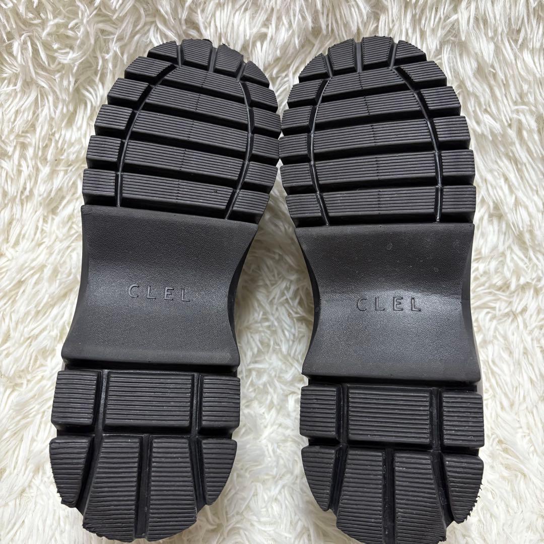 CLEL エアークッション　ハイソール　ローファー　厚底　Sサイズ