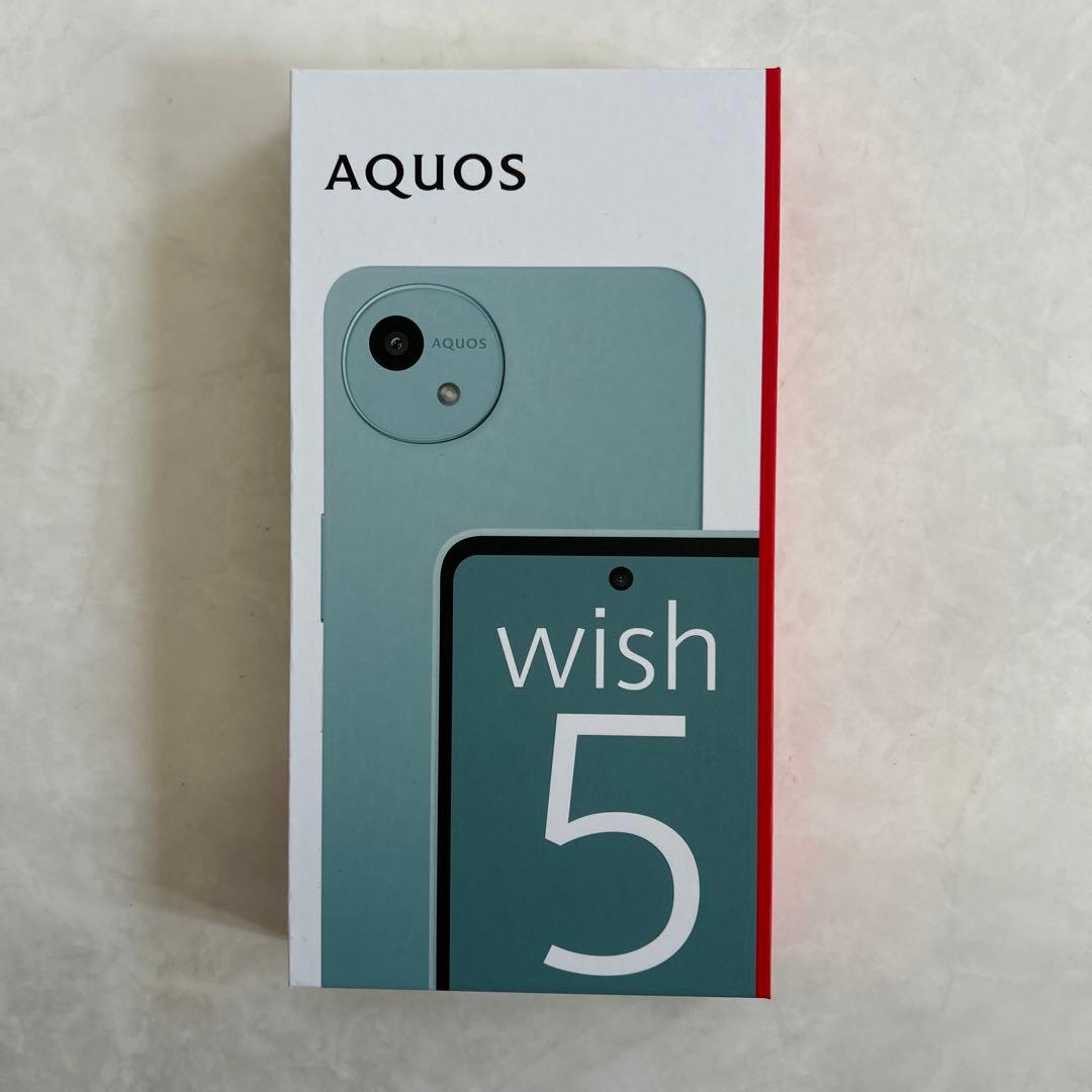 ① 新品未使用　AQUOS wish SH-52F ワカバ セット割引　100円