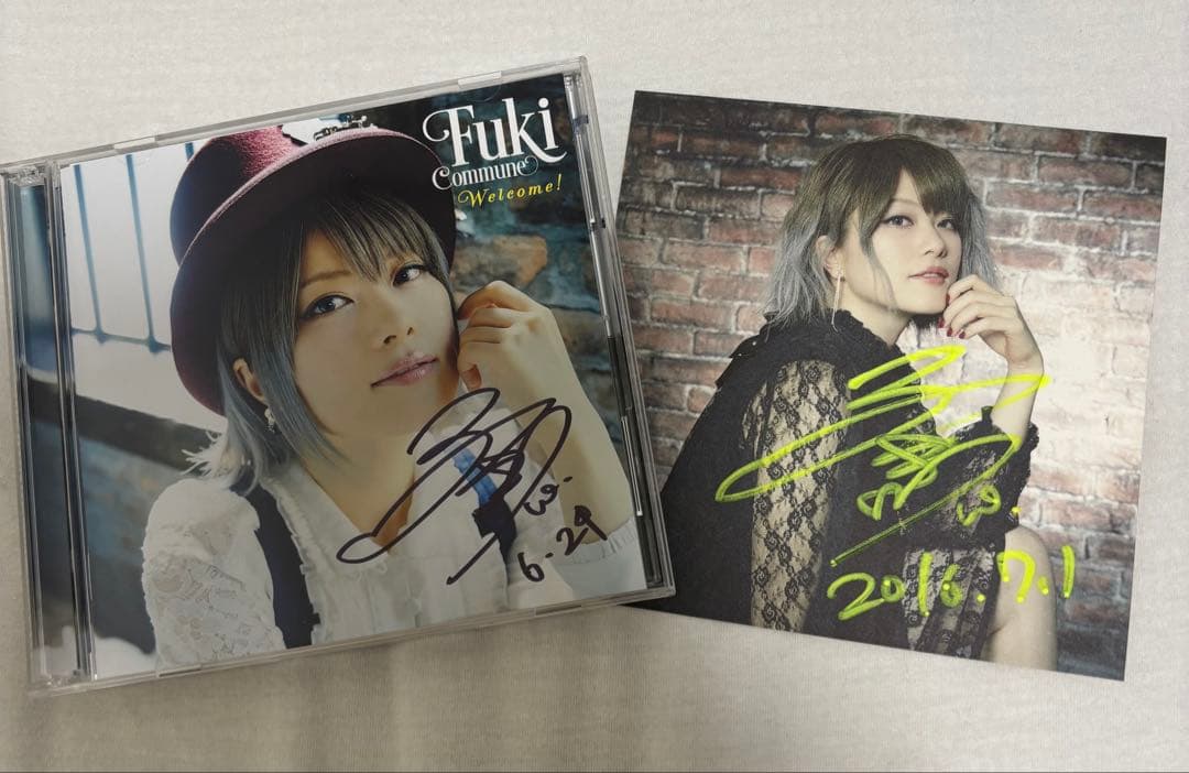 Fuki Commune「Welcome！」初回限定盤 サイン入り