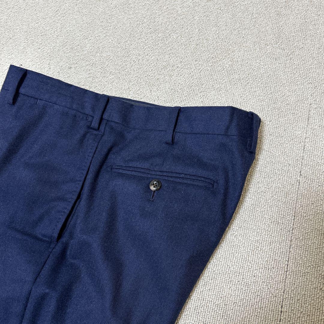 バーニーズニューヨーク カノニコ セットアップ スーツ ネイビー イタリア 2B