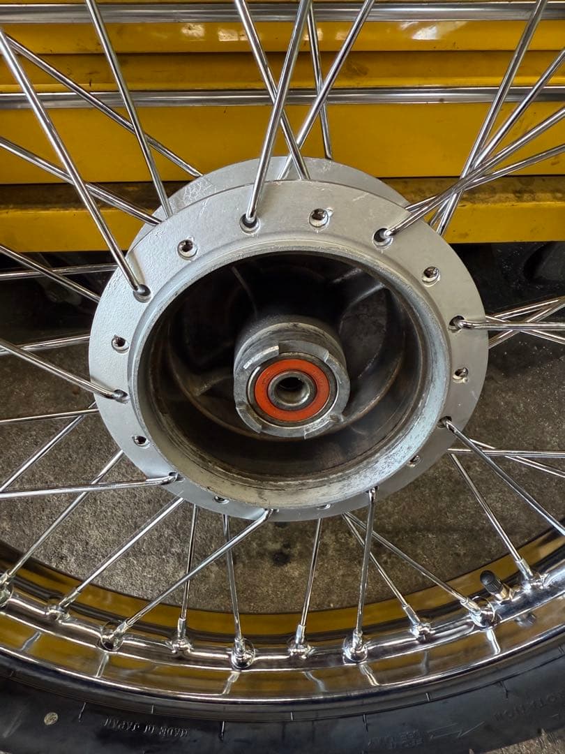 希少　AC09 JAZZ50 18インチ化　ホイールタイヤセット