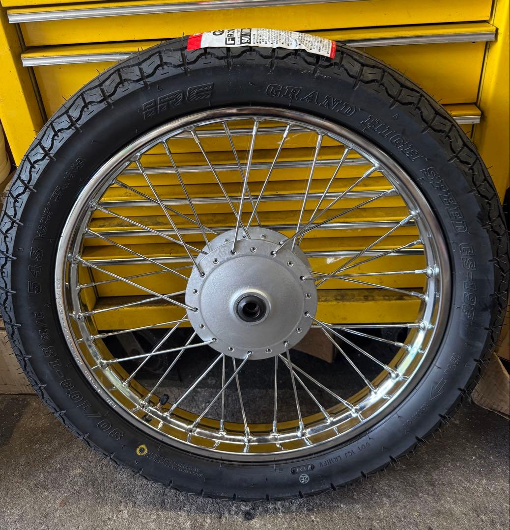 希少　AC09 JAZZ50 18インチ化　ホイールタイヤセット