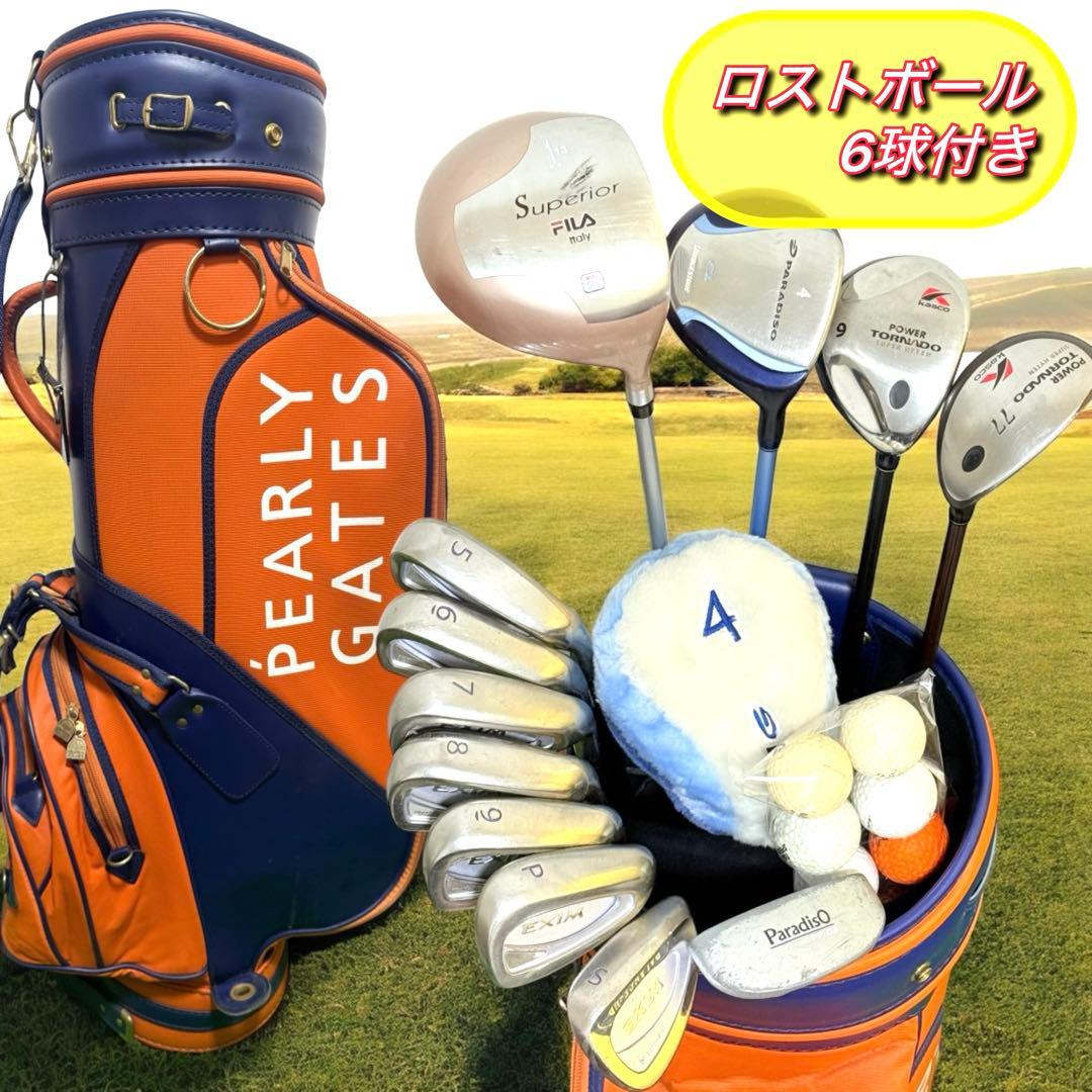 パーリーゲイツ マルマン 初心者 レディースゴルフクラブセット フルセット 一式
