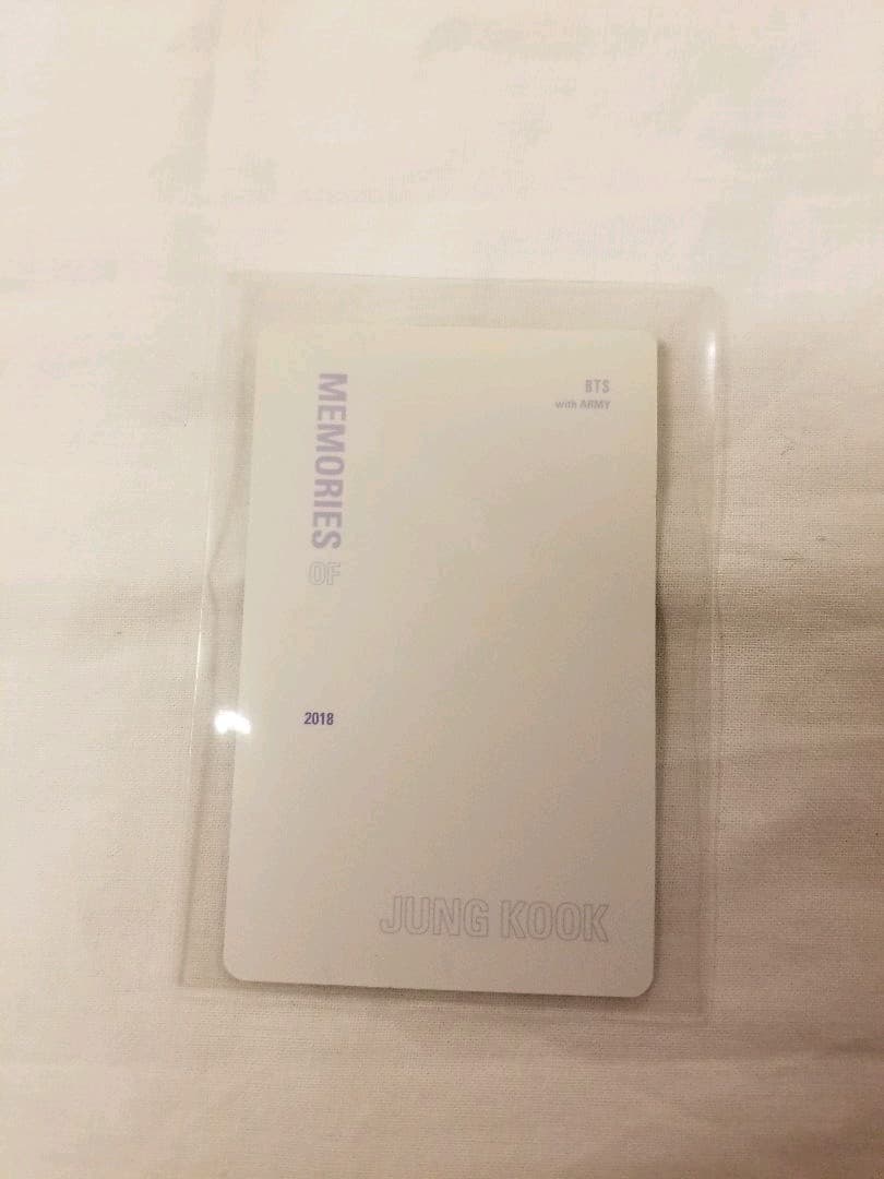 BTS 2018メモリーズ Memories ジョングク トレカ