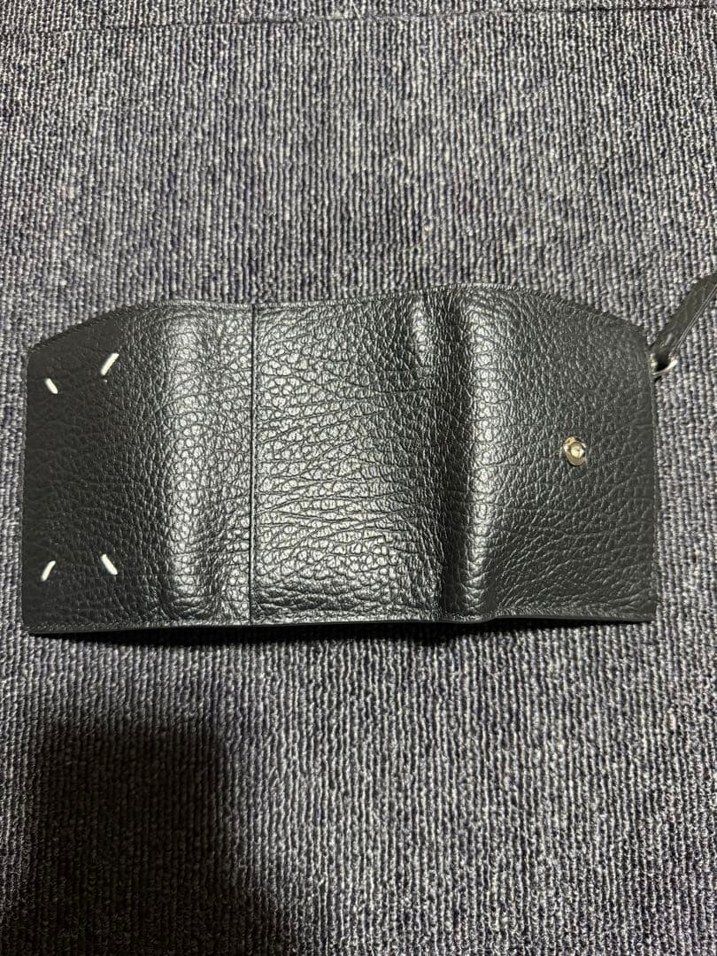 未使用Maison Margiela 三つ折り財布 黒