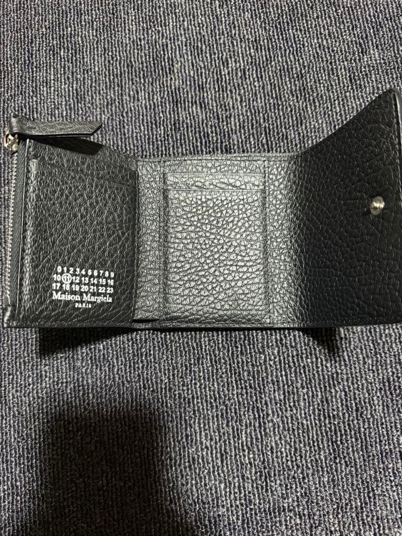 未使用Maison Margiela 三つ折り財布 黒