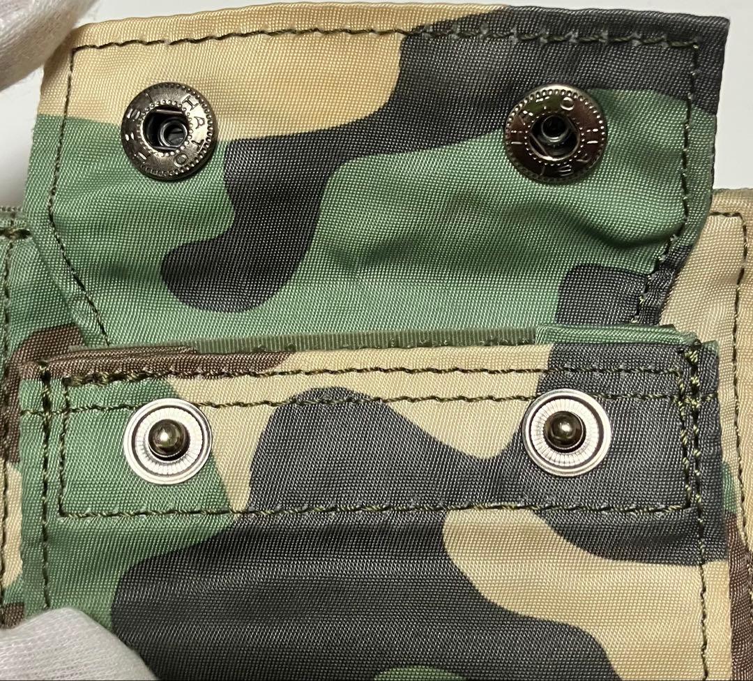 希少★PORTER★ポーター★HEADPORTER★折り財布★迷彩柄★レア色