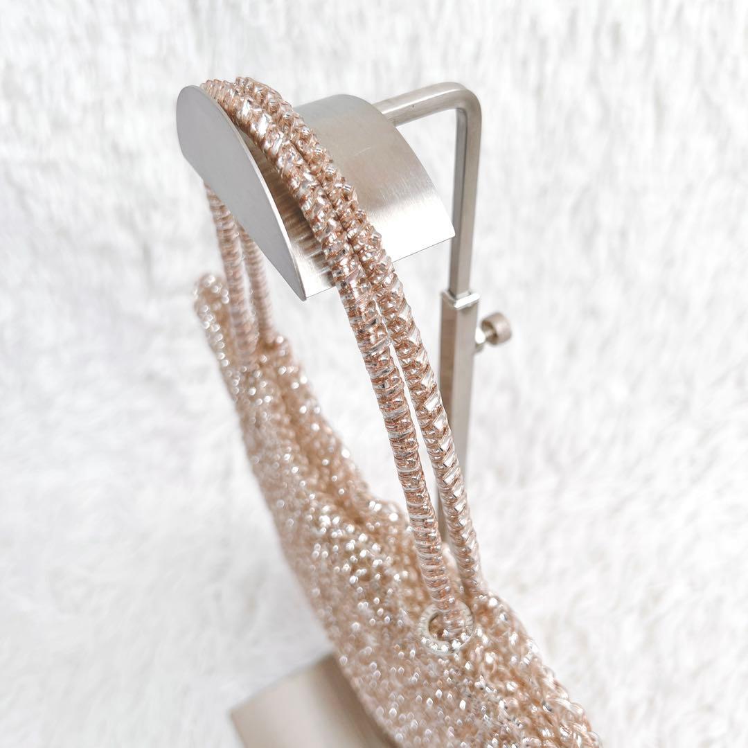 希少✨アンテプリマ スタンダード スクエア ローズシルバー ピンク チェーン付