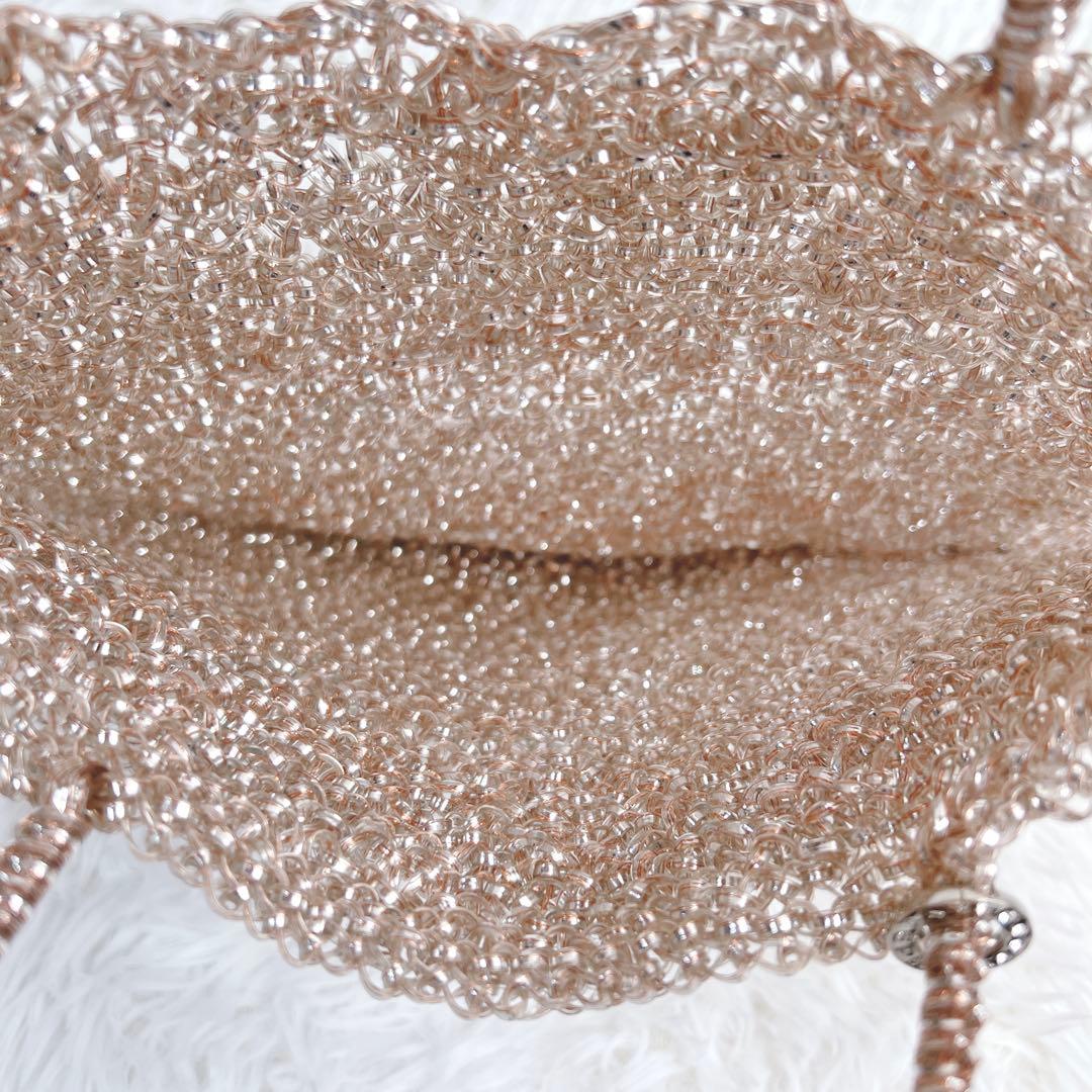 希少✨アンテプリマ スタンダード スクエア ローズシルバー ピンク チェーン付