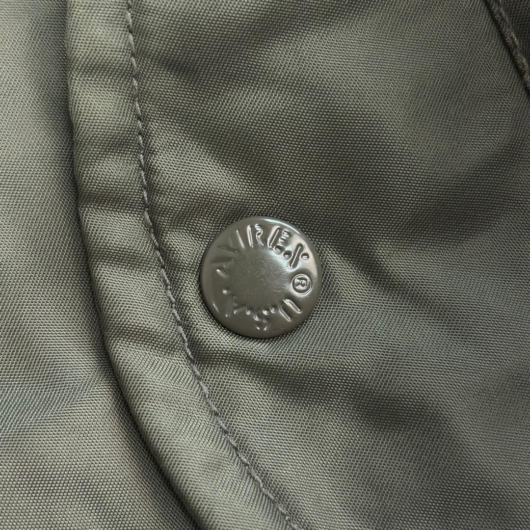 AVIREX MA-1 フライトジャケット リバーシブル カーキ×ブラウン L