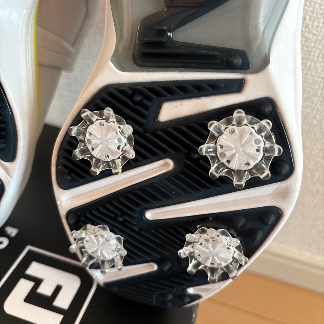 FOOTJOY Ortholite ゴルフシューズ ホワイト/イエロー