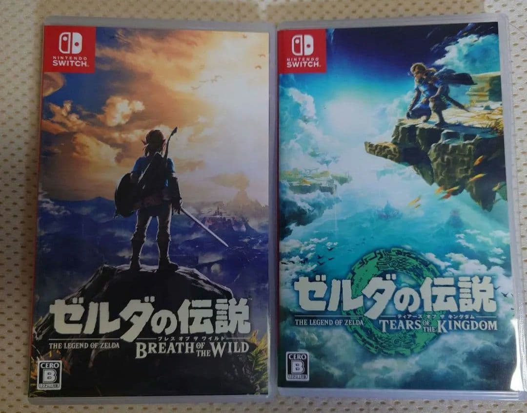 ゼルダの伝説　ブレスオブザワイルド&ティアーズオブザキングダム　2本セット