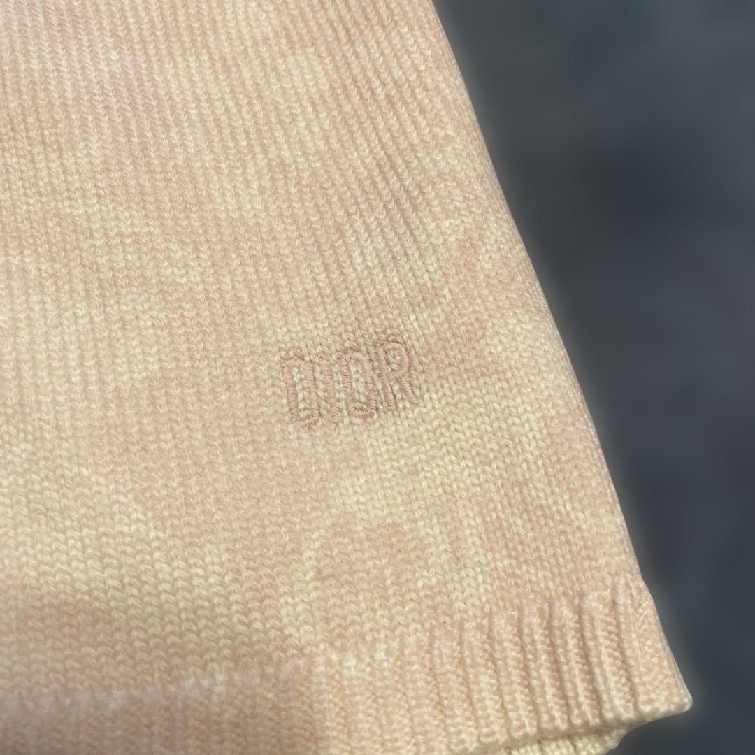 【DIOR】【kids】淡ピンク トワルドゥジュイ ニット ワンピース ドレス