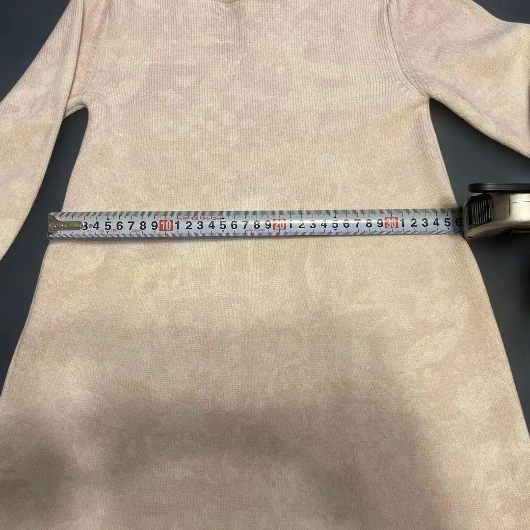 【DIOR】【kids】淡ピンク トワルドゥジュイ ニット ワンピース ドレス