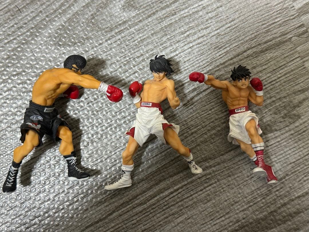 パ*J様 はじめの一歩 海洋堂 フィギュア3体 鷹村 一歩 宮田