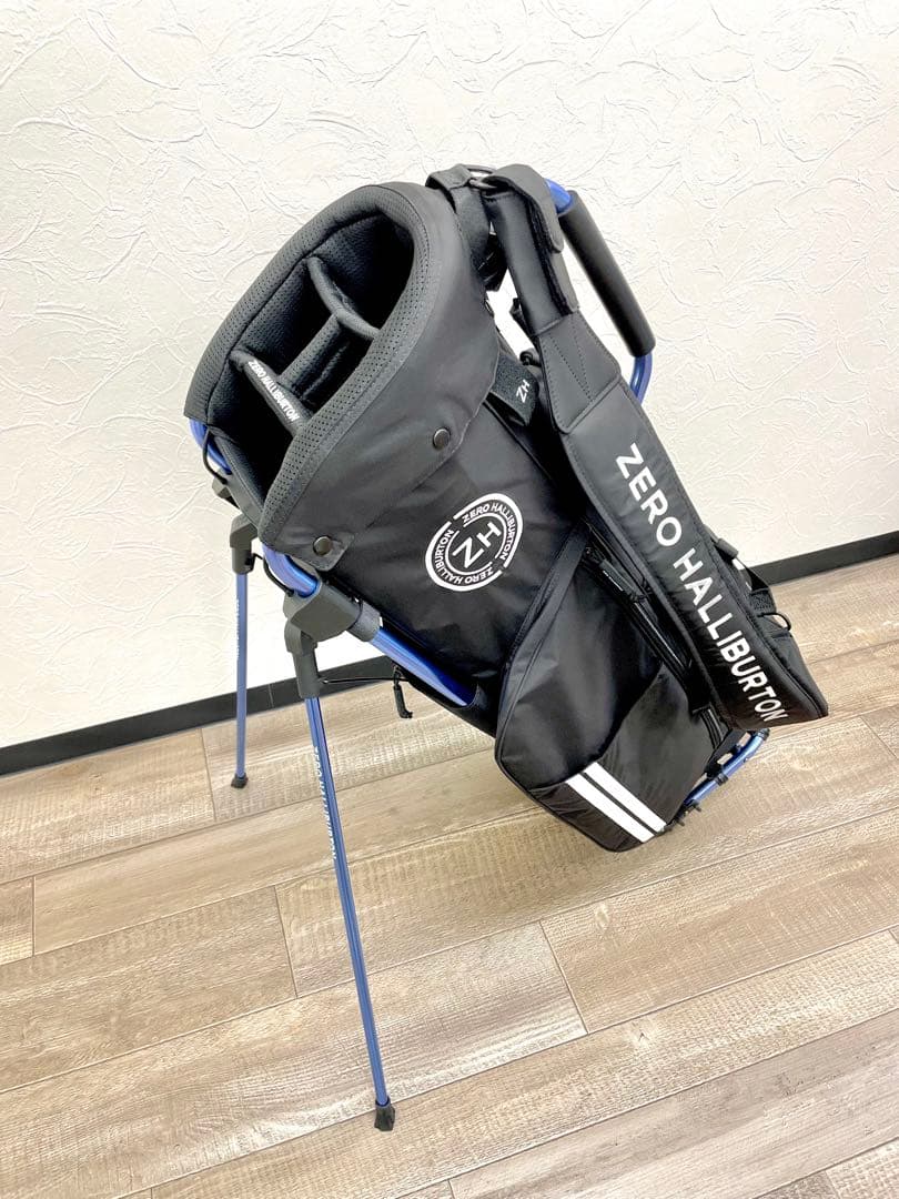 【コース未使用】ゼロハリバートン スタンド キャディバッグ ブラック