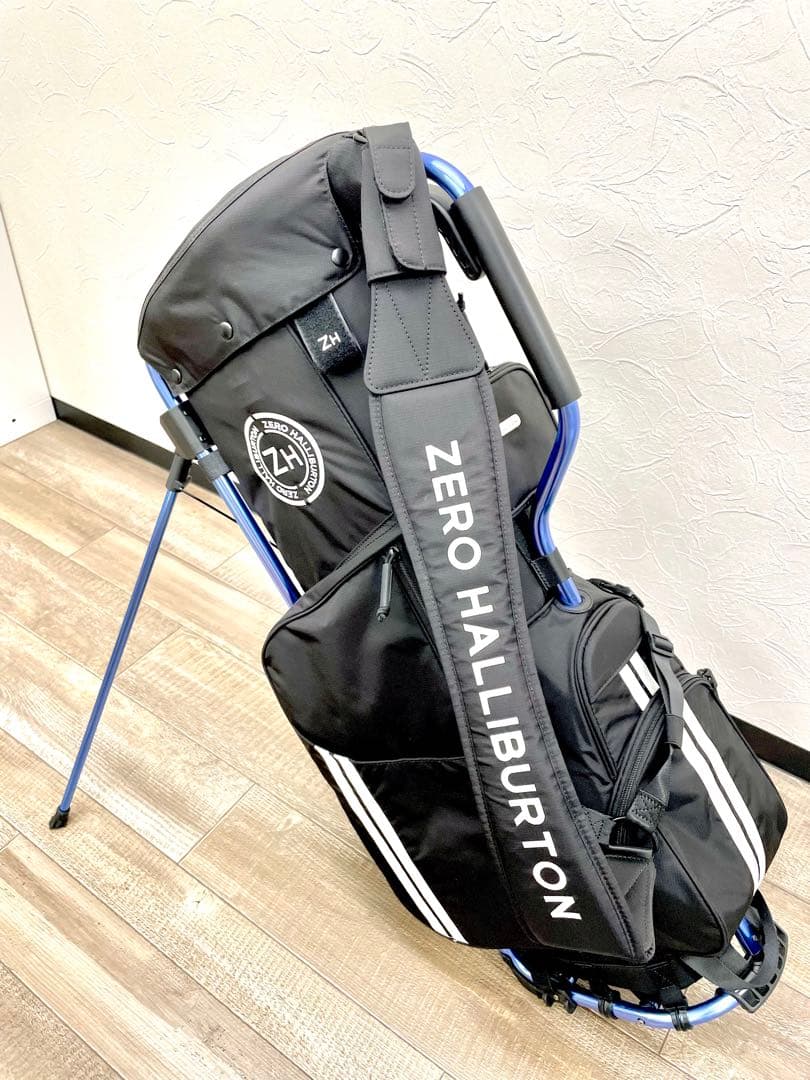 【コース未使用】ゼロハリバートン スタンド キャディバッグ ブラック