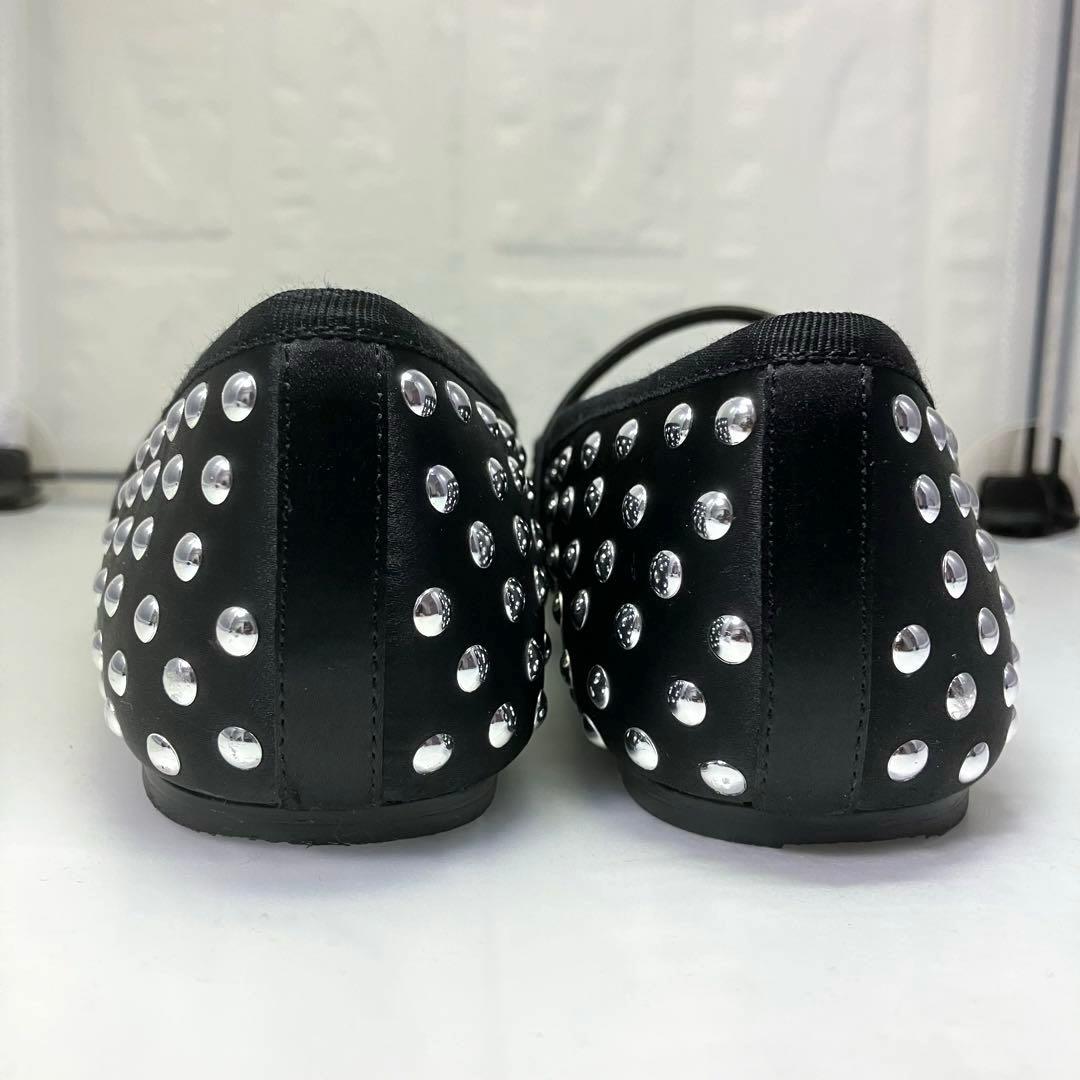 ★極美品★MARCJACOBSサブリナ スタッズ バレエ フラットシューズ 24