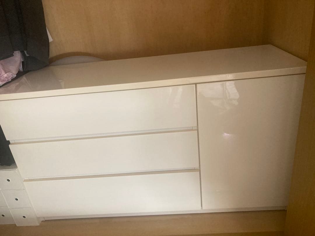 ニトリ タンス　ホワイト　(都内直接引き取りの場合は送料分値下げ可能)