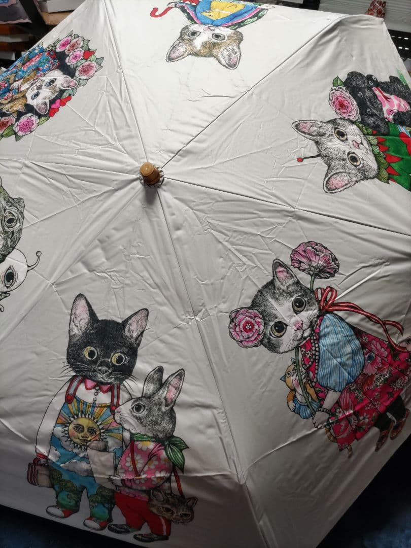 日傘 台湾 奇幻動物森林 ヒグチユウコ 折りたたみ傘