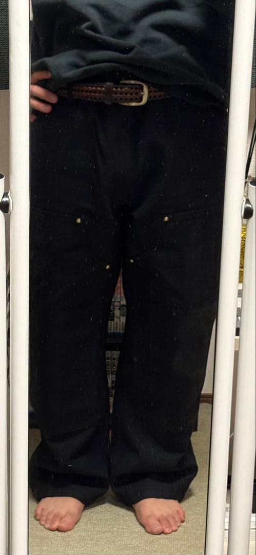 Carhartt USA製 ダブルニーブラック BLK 38×28 新品 現行品