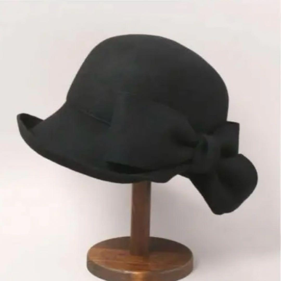 【新品タグ付き】　CA4LA カシラ　ブリュレ　ウールハット　ブラック　フェルト