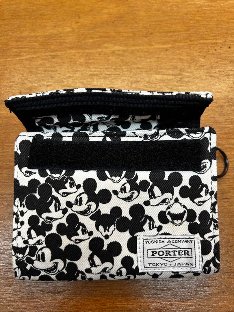 【未使用】PORTER ポーター ミッキーマウス 二つ折り財布
