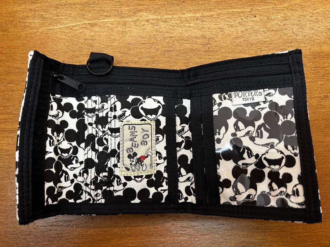 【未使用】PORTER ポーター ミッキーマウス 二つ折り財布