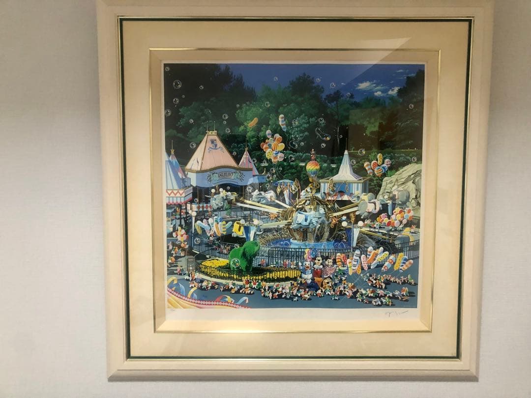 【正規品•美品•最終値下げ】ディズニーDumboシルクスクリーン　100万円購入