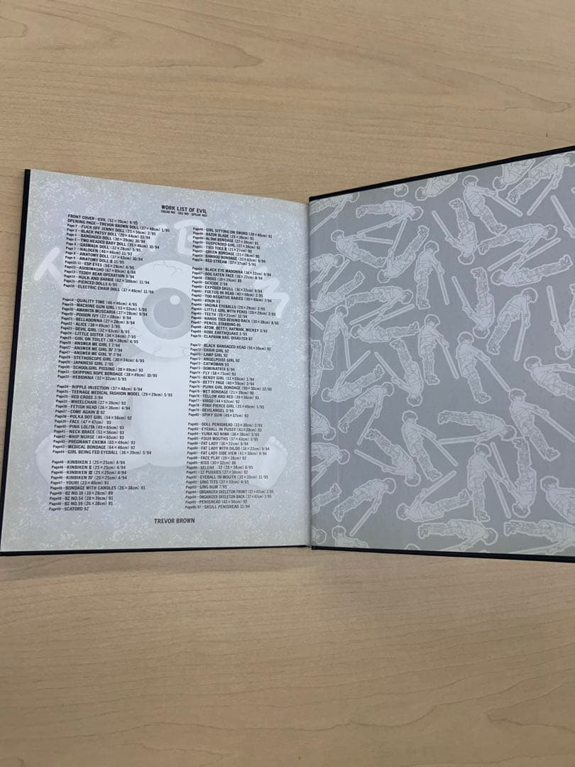 Trevor Brown「EVIL」1996 NGP 限定画集 サイン入り