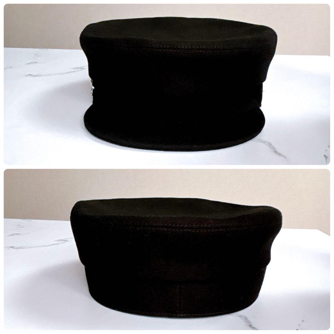 【美品】エルメス ジュリエッタ シーシェル キャスケット 58