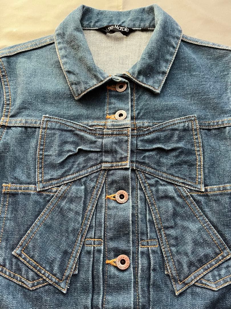 janemarpleリボンデニムジャケット